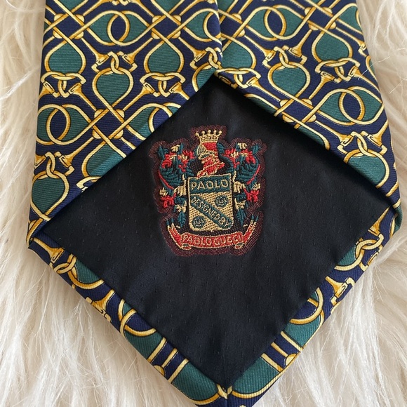 PAOLO by Paolo GUCCI 💯 % silk tie - Picture 2 of 9